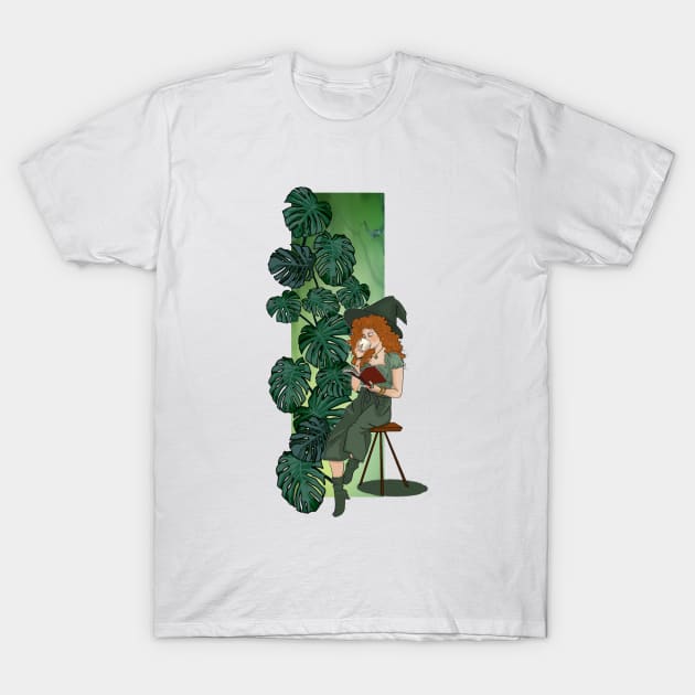 Eco Witch T-Shirt by Sass Monkey Designs